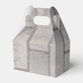 Gray Brick Cement Sidewalk Geschenkschachtel (Rückseite)