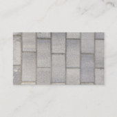 Gray Brick Cement Sidewalk  Visitenkarte (Vorderseite)