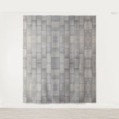 Gray Brick Cement Sidewalk Wandteppich (Vorderseite)