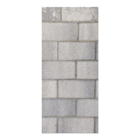 Gray Brick Cement Sidewalk Werbekarte (Vorne)