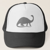 Gray Brontosaurus Truckerkappe (Vorderseite)