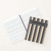 GRAY BROWN TAN PATTERS NOTIZBLOCK (Innenseite)