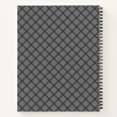 GRAY BROWN TAN PATTERS NOTIZBLOCK (Rückseite)