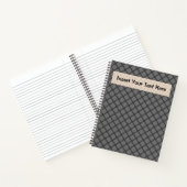 GRAY BROWN TAN PATTERS NOTIZBLOCK (Innenseite)