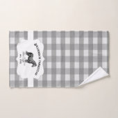 Gray Buffalo Kariert Farm Horst Badetuch Set (Handtuch)