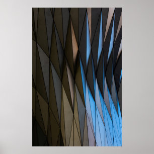 Gray building poster