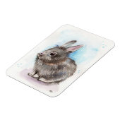 Gray Bunny Magnet (Linke Seite)