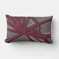 Gray & Burgund Kunstribbons - Gewebe