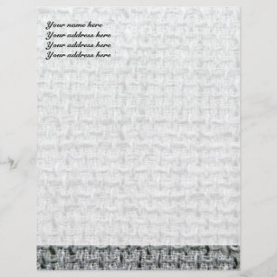 Gray Burlap Briefkopf