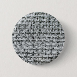 Gray Burlap Button