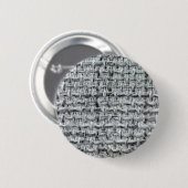 Gray Burlap Button (Vorne & Hinten)