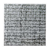 Gray Burlap Fliese (Vorderseite)