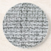 Gray Burlap Getränkeuntersetzer (Vorne)