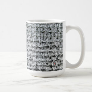 Gray Burlap Kaffeetasse