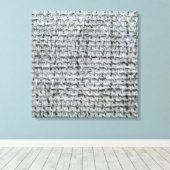 Gray Burlap Leinwanddruck (Insitu (Holzboden))