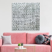 Gray Burlap Leinwanddruck (Insitu (Wohnzimmer))