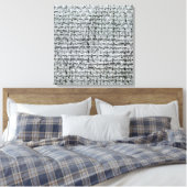 Gray Burlap Leinwanddruck (Insitu (Schlafzimmer))