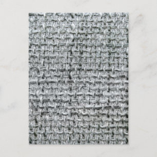 Gray Burlap Postkarte