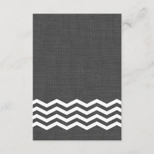 Gray Burlap UAWG RSVP Karte