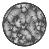 Gray Butterfells Print Eishockey Puck (Vorderseite)