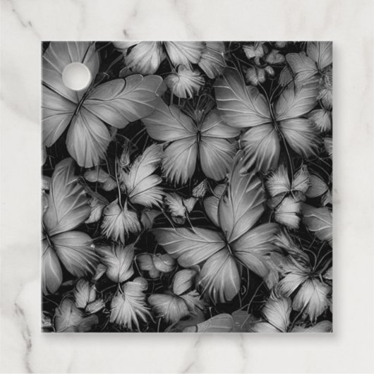 Gray Butterfells Print Geschenkanhänger (Vorderseite)