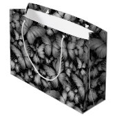 Gray Butterfells Print Große Geschenktüte (Rückseite Schrägansicht)