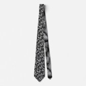 Gray Butterfells Print Krawatte (Vorderseite)