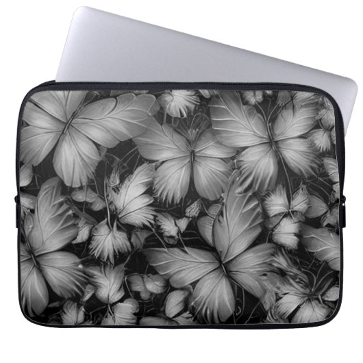 Gray Butterfells Print Laptopschutzhülle (Vorderseite)