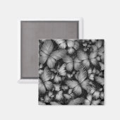 Gray Butterfells Print Magnet (Vorderseite/Rückseite)