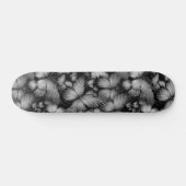 Gray Butterfells Print Skateboard (Horizontal)