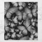 Gray Butterfells Print Weinetikett (Einzelnes Label)