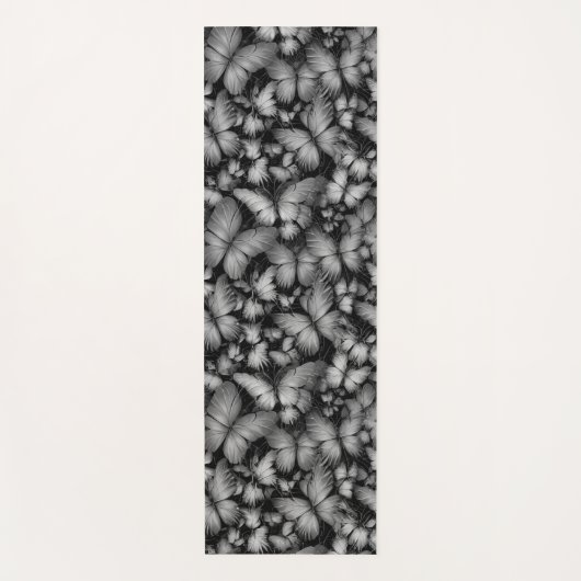 Gray Butterfells Print Yogamatte (Vorderseite)