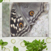 Gray Butterfly Image - Küche Handtuch (Gefaltet)