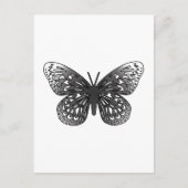 Gray Butterfly Postkarte (Vorderseite)