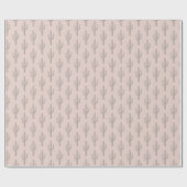 Gray Cactus Pattern Pink Geschenkpapier (Flach)