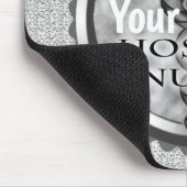 Gray caduceus Hospice Nurse Mousepad (Ecke)