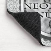 Gray caduceus Neonatal Nurse Mousepad (Ecke)