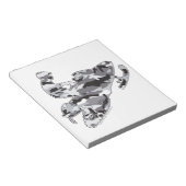 Gray Camoflage Snowmobiler Notizblock (angewinkelt)