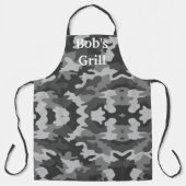 Gray Camouflage Business Schürze (Vorderseite)