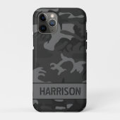 Gray Camouflage Case-Mate iPhone Hülle (Rückseite)
