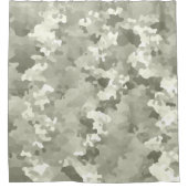 Gray Camouflage Duschvorhang (Vorderseite)