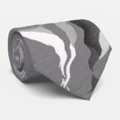 Gray Camouflage Krawatte (Gerollt)