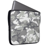 Gray Camouflage Laptop Sleeve (Vorne Rechts)