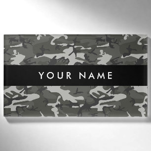 Gray Camouflage, Militär, Armee Namenschild