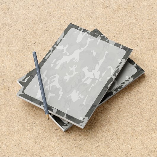 Gray Camouflage, Militär, Armee Notizblock