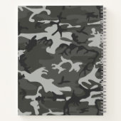 Gray Camouflage, Militär, Armee Notizblock (Rückseite)