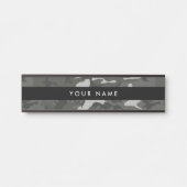 Gray Camouflage, Militär, Armee Türschild (Vorderseite )