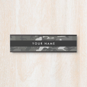 Gray Camouflage, Militär, Armee Türschild