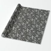 Gray Camouflage Moderne Outdoor Camouflage Geschenkpapier (Ungerollt)