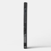 Gray Camouflage Monogram Case-Mate iPhone Hülle (Rückseite / Links)